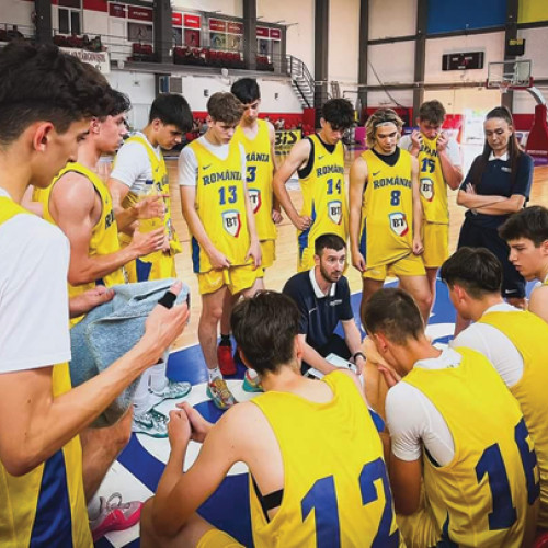 Reprezentativa masculină U16 a României va concura la Campionatul European de la Skopje