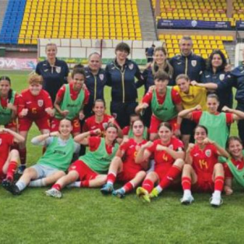 Reprezentativa feminină U17 a României în stagiu de pregătire cu două meciuri amicale împotriva Moldovei