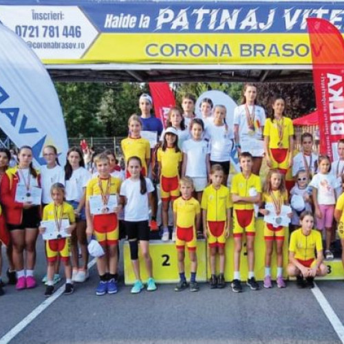 Campionatul Național de role la Brașov: 32 de medalii obținute de sportivii din zonă