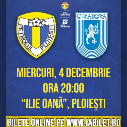 Petrolul și Universitatea Craiova se vor confrunta de două ori săptămâna viitoare