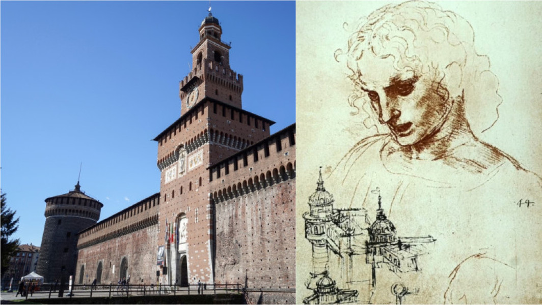 Descoperiri sub teritoriul Castelului Sforza din Milano
