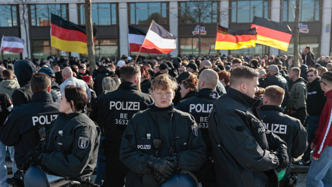 O manifestație de extremă dreapta s-a încheiat prematur la Berlin