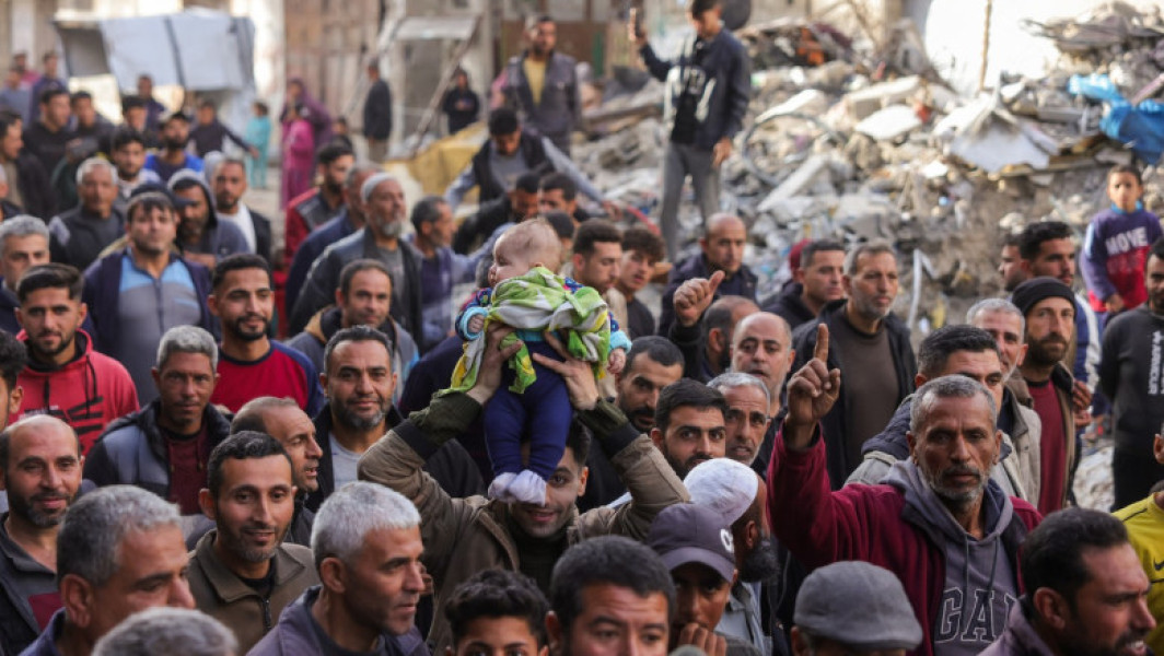 Palestinienii protestează împotriva Hamas în nordul Gazei