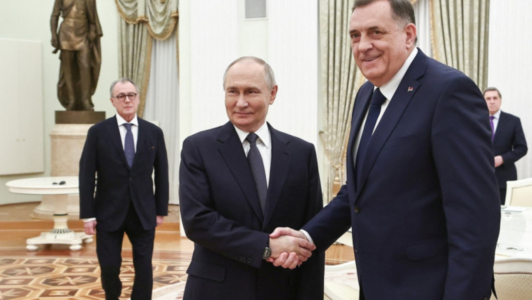 Putin îl primește pe liderul sârbo-bosniac Milorad Dodik la Kremlin