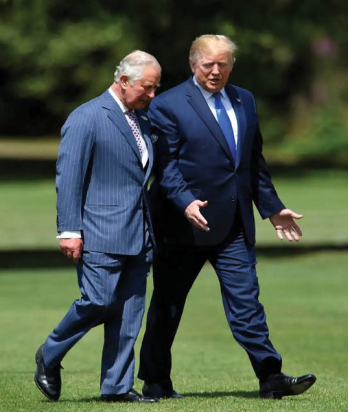 Regele Charles l-a întâmpinat pe Donald Trump la o vizită de stat istorică în Marea Britanie