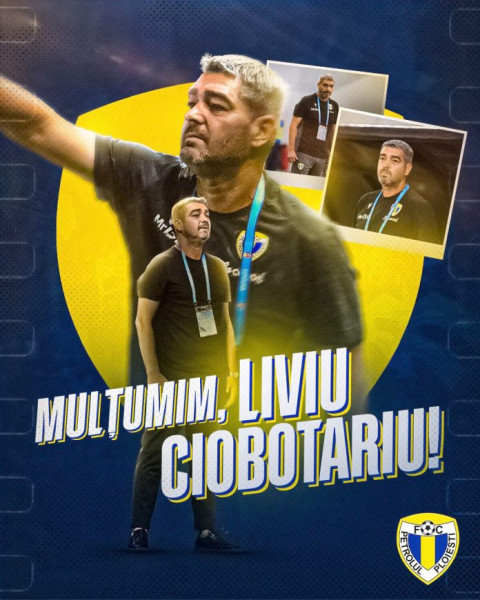 FC Petrolul Ploiești a încheiat colaborarea cu antrenorul Liviu Ciobotariu