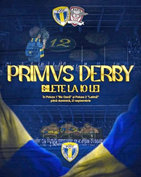 Petrolul pregătește derby-ul cu Rapid cu invitație specială pentru fani