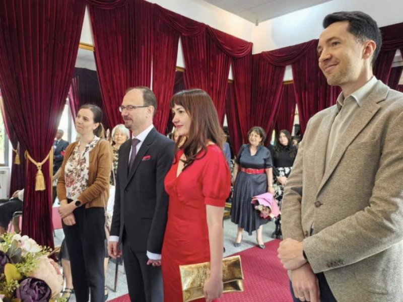 Primarul Ploieştiului, Mihai Poliţeanu, s-a căsătorit!
