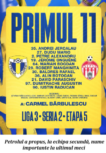 Petrolul II obține prima victorie în Liga a 3-a după un meci dominat