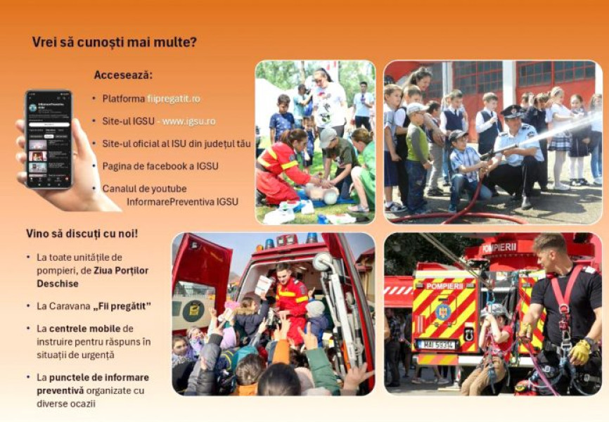 Ziua Internaţională pentru Reducerea ­Riscului de Dezastre, marcată şi în Prahova