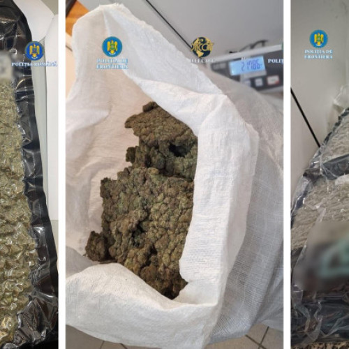 Descoperire de 22 kg de canabis la Aeroportul Otopeni, un cetățean albanez reținut