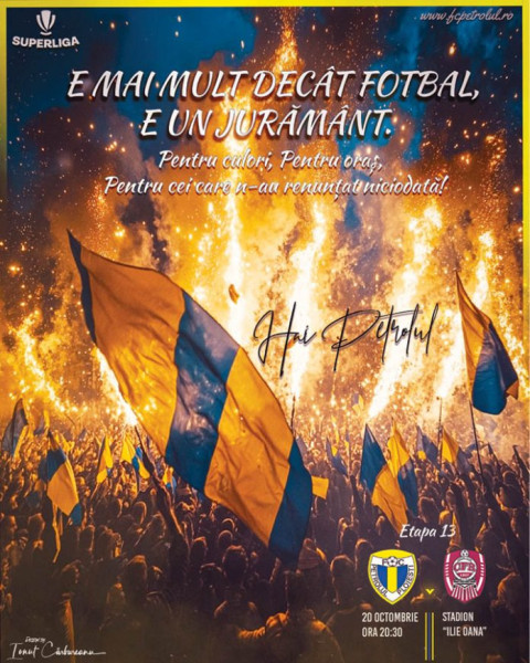 Petrolul dă piept cu CFR Cluj pe „Ilie Oană” după prima victorie din sezon