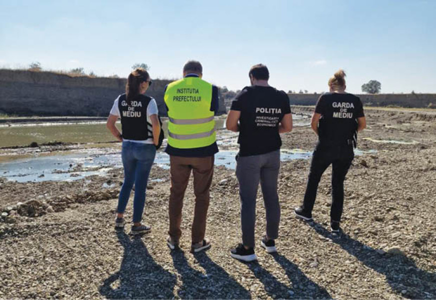 Continuă controalele la balastierele din Prahova