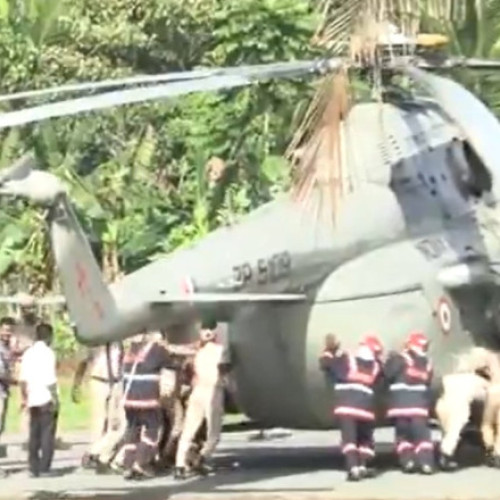 Roțile elicopterului președintei Indiei s-au blocat la aterizarea în Kerala