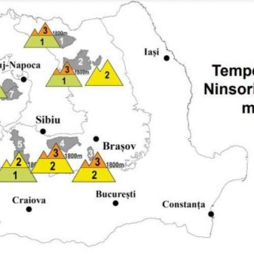 Atenționare de risc în Munții Bucegi pentru turiști