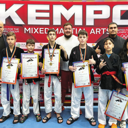 Coleție impresionantă de medalii la Campionatul Național de Submission la kempo